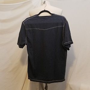 True Grit Shirts - TRUE GRIT Slub Cotton Indigo Tee, Medium True Grit Shirts - TRUE GRIT Slub Cotton Indigo Tee, Medium